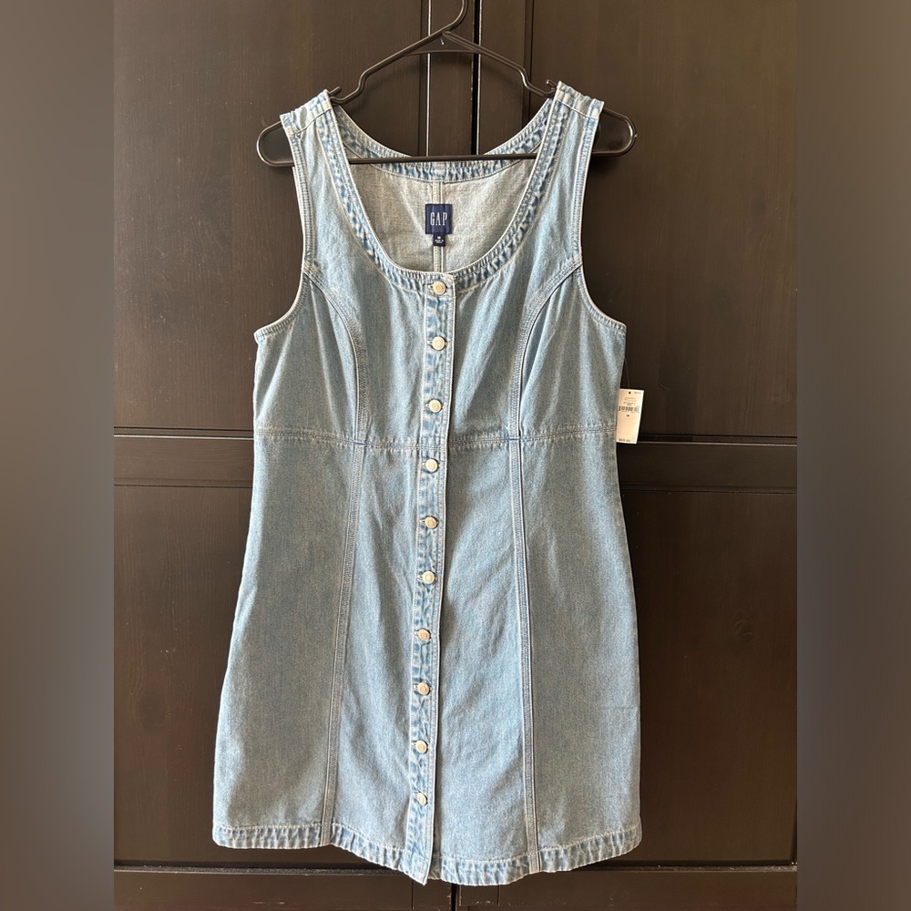 GAP Denim Button-Down Dress